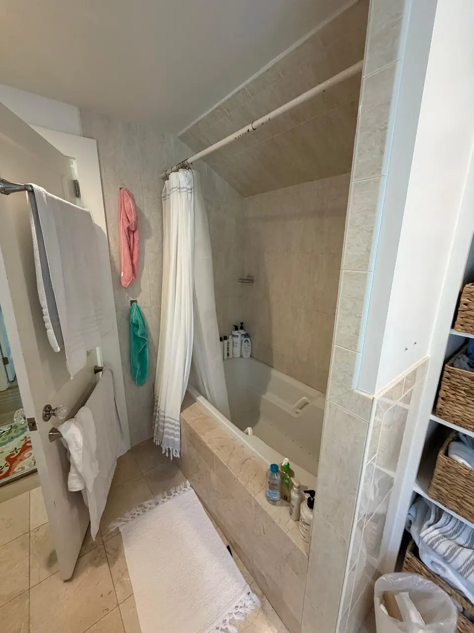 Cape Cod bathroom photographed before renovation by COSTA LVM Home Service